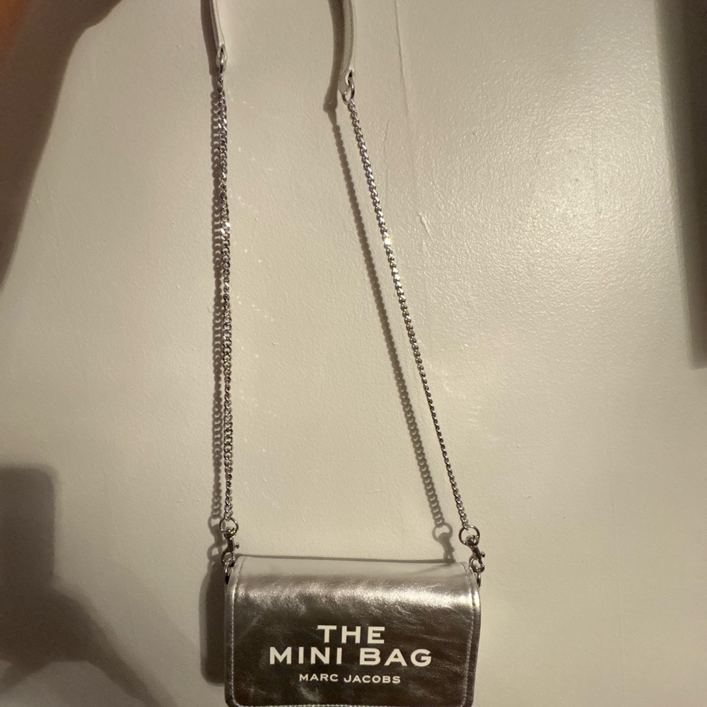 Marc Jacobs Silver Mini Bag